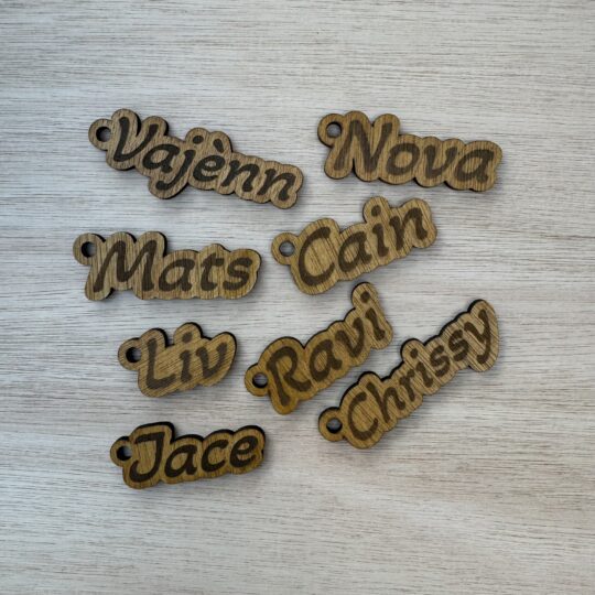 Sleutelhanger met naam