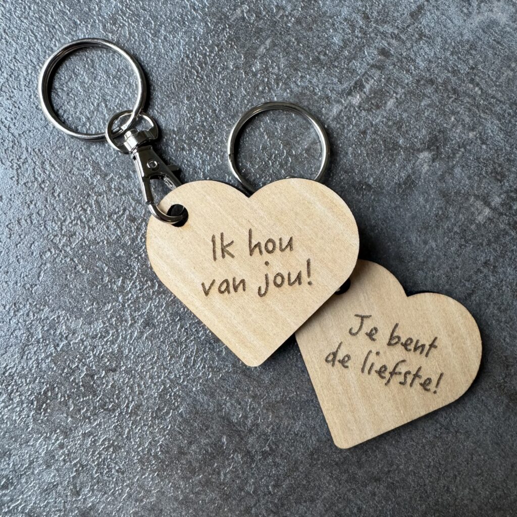Hartvormige sleutelhanger